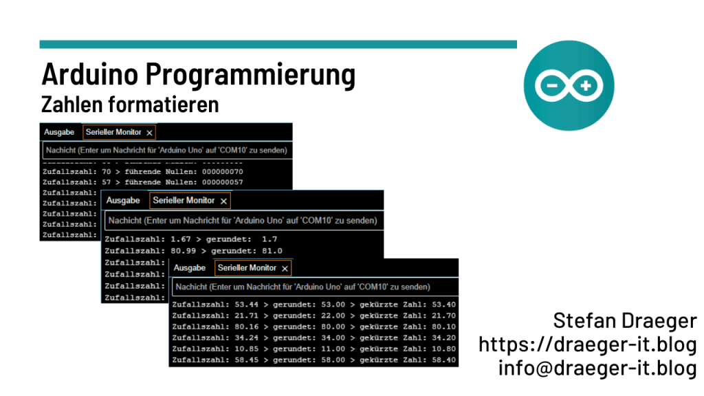 Arduino Programmierung: Zahlen formatieren