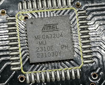 Chip - MEGA32U4 vom Arduino Leonardo