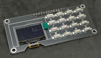 Modul - OLED Display mit 4x4 Tastenfeld