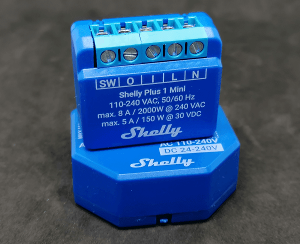 Shelly 1 Mini & ShellyPlus 1