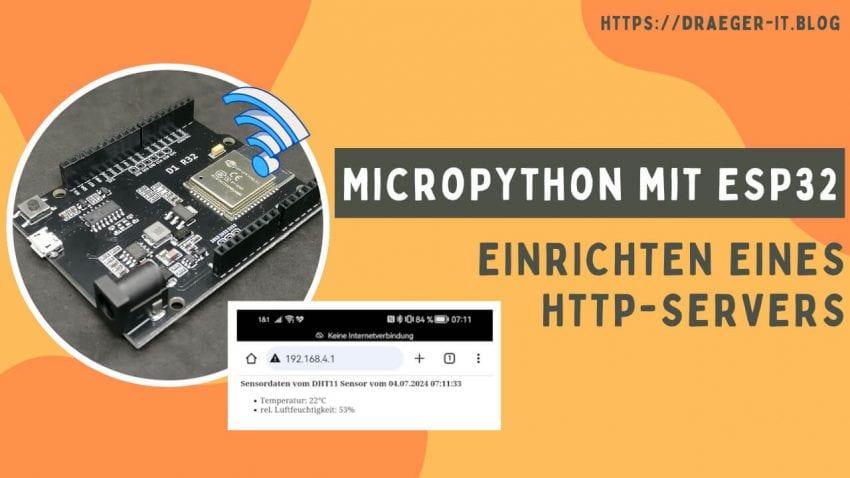 MicroPython mit ESP32: Einrichten eines HTTP-Servers