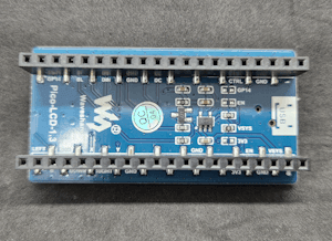 Rückseite des Waveshare Displays