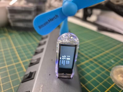 Temperatur - NerdMinerV2 ohne Lüfter