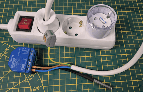 Schaltung - Shelly Plus 1 - Sensor und Shelly Plug S #1
