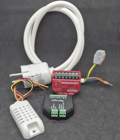 Shelly, AddOn & DHT22 Sensor inkl. Zuleitung