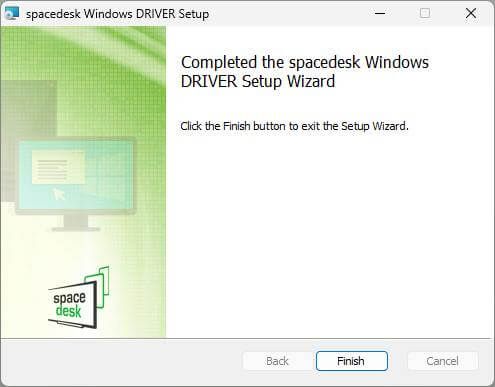 Install - SpaceDesk - Step7