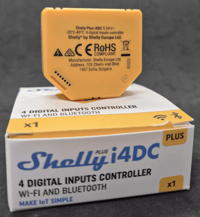 Shelly i4 DC - Rückseite