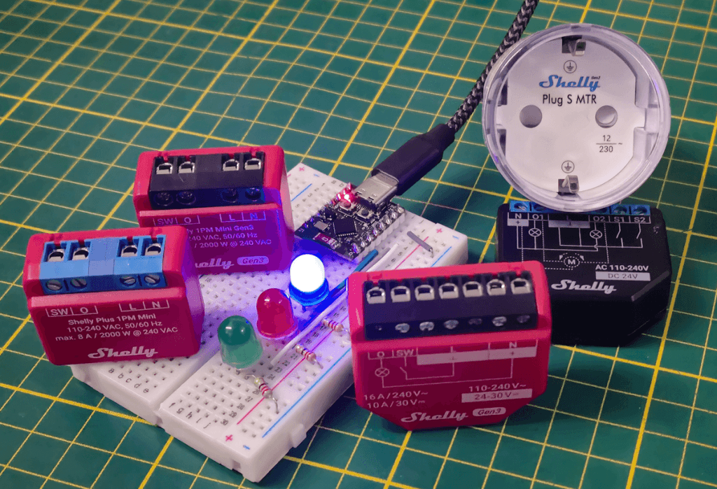 ESP32-C3 Super Mini mit Shelly PMs und Plug S