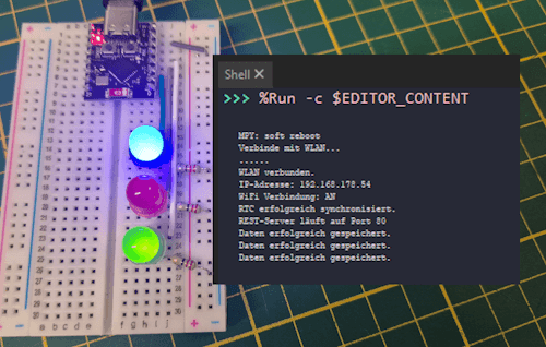 ESP32-C3 erfolgreicher Abruf der Daten