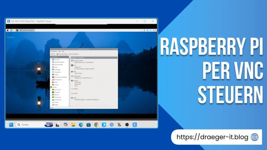 Raspberry Pi per VNC steuern