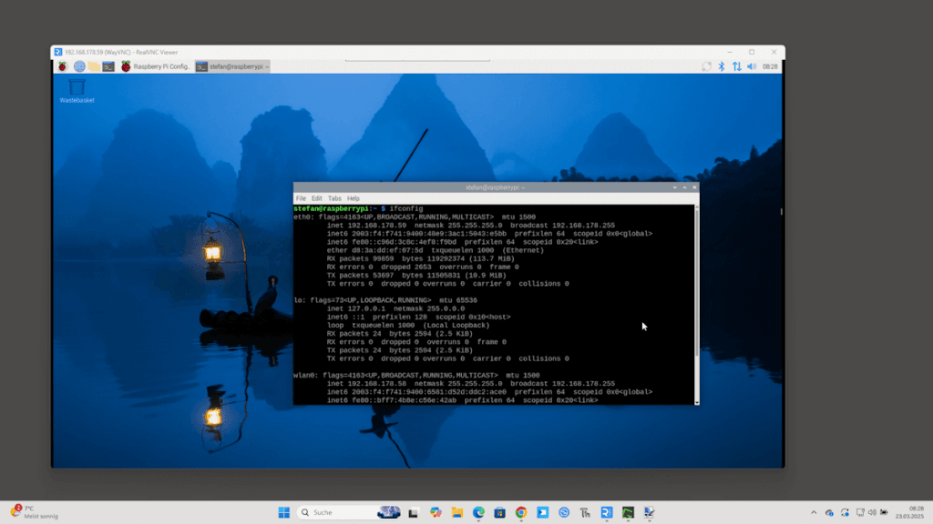 RealVNC zu RaspberryPi