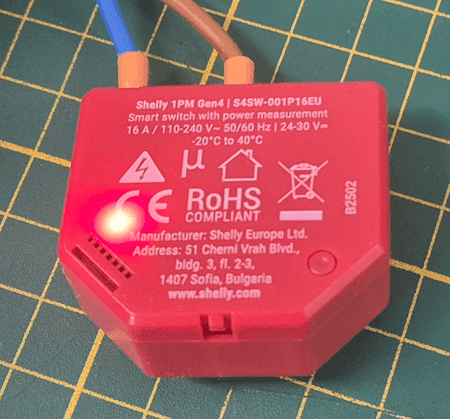 Shelly 1PM Gen4 Rueckseite