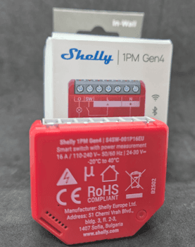 Shelly 1PM Gen4 - Rückseite