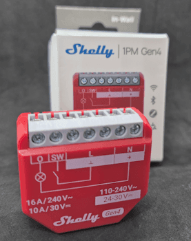 Shelly 1PM Gen4 - Vorderseite