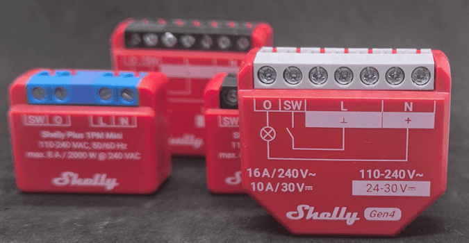 Shelly Geräte der Generation 2 bis 4