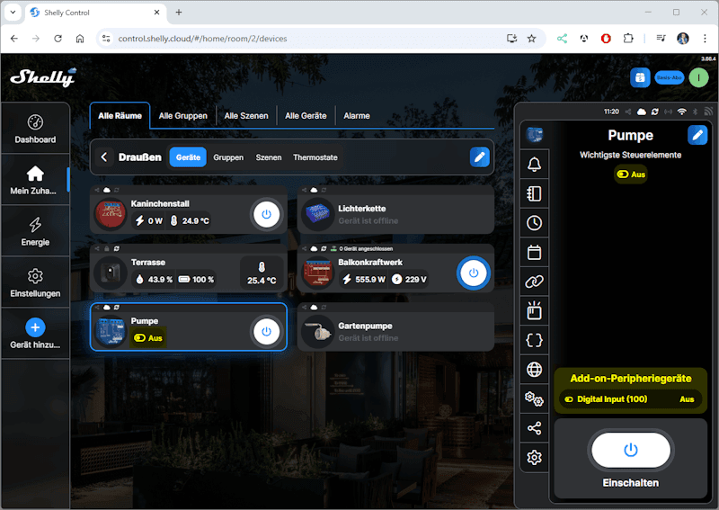 Shelly + Schwimmschalter - Step4