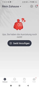 Einrichten eines SwitchBot Gerätes - Step1
