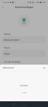 Einrichten eines SwitchBot Gerätes - Step10