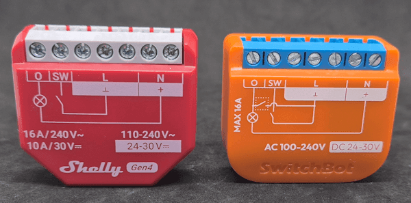 Shelly 1PM Gen4 und SwitchBot Relais Switch 1PM