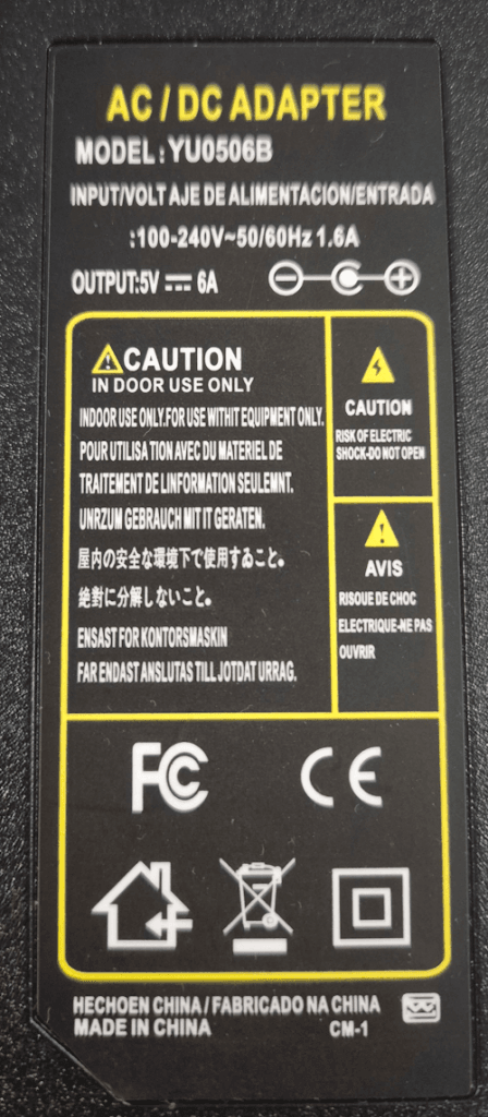 alternatives Netzteil mit 30 Watt für den Bitaxe Gamma 601