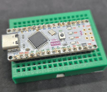 Color Nano V4 - auf Breadboard - löten Step2