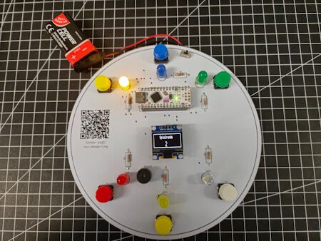 Simon sagt - Spielrunde 2 - aktive LED6