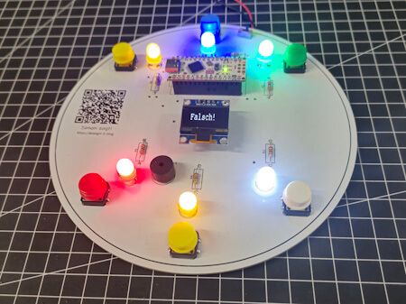 Simon sagt - falsche Eingabe