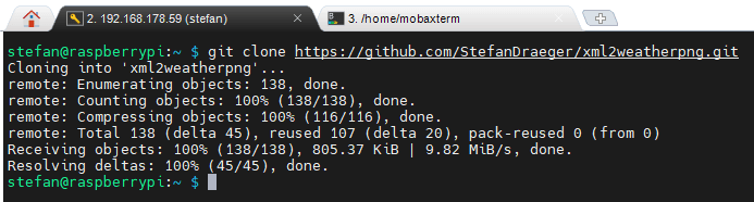GitClone - xml2weatherpng