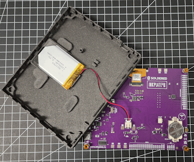 Inkplate 6Inch ePaperDisplay - LiPo Batterie