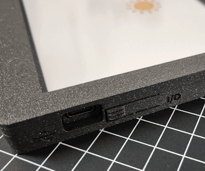 Inkplate 6Inch ePaperDisplay - USB-C-Schnittstelle und RESET Taster