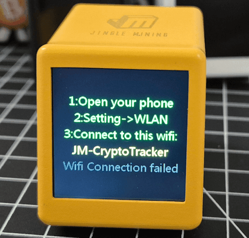 Jingle Mining - CryptoTracker - Einrichten - Step1 - AP