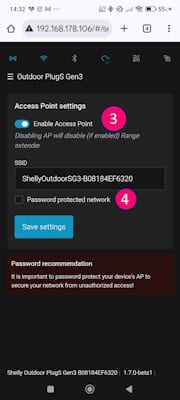 Shelly - Einrichten AP - Step3