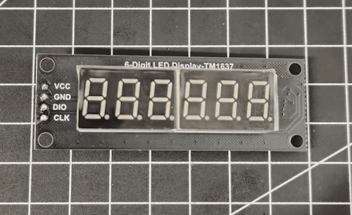 6-digit LED Display