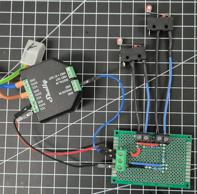 Schaltung - Shelly 2PM mit AddOn und zwei Rolltaster am AnalogIN