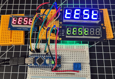 Segmentanzeigen - Beispiel - Text