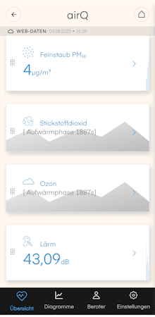 air-Q pro - App Dashboard - Details - 3
