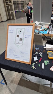 NFC Temperatursensor - Maker Faire 2025 Hannover 3