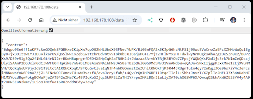 air-Q pro - verschlüsselte Messdaten