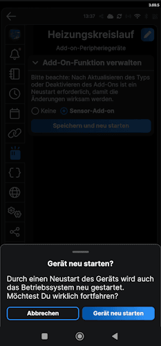 Aktivieren Shelly AddOn - Step5