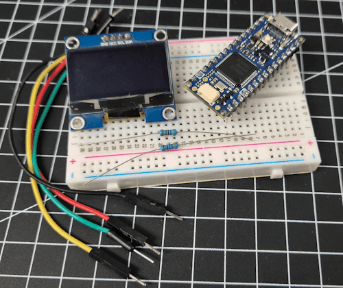 Bauteile - Arduino Nano R4 - OLED Display via I2C anschliessen