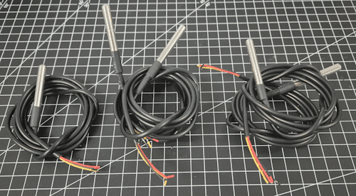 DS18B20 Sensoren in wasserdichtem Gehäuse