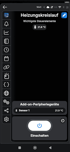 Einrichten DS18B20 Sensor über Shelly AddOn am Shelly Plus 1 - Step10