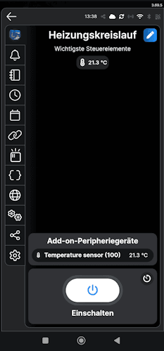 Einrichten DS18B20 Sensor über Shelly AddOn am Shelly Plus 1 - Step6