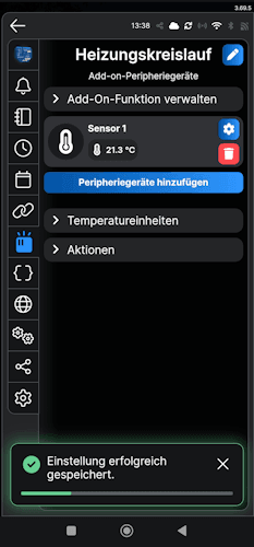 Einrichten DS18B20 Sensor über Shelly AddOn am Shelly Plus 1 - Step9