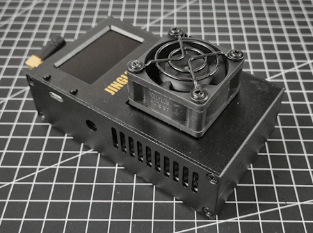 JingleMiner BTC Solo Lite - Ansicht Seite links