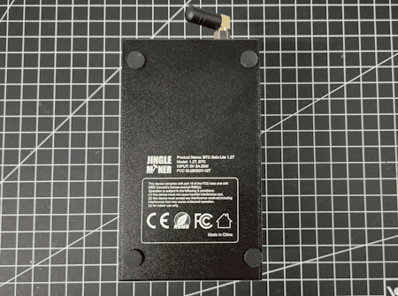 JingleMiner BTC Solo Lite - Ansicht hinten