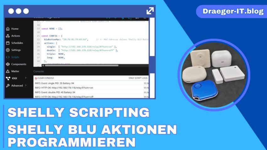 Shelly Scripting - Shelly BLU aktionen programmieren