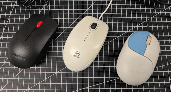 verschiedene Computermäuse