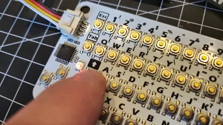 M5Stack CardKB - Sondertaste - RGB LED rot