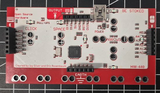 Makey Makey Controller Ansicht von unten